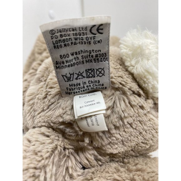 Jellycat Bashful Beige Bunny Rabbit Woodland Plush Stuffed Animal 12" - Picture 5 of 5